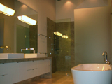 Water Closet Glass Screen Panel