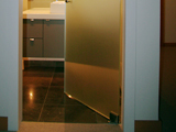 Frosted Glass Bathroom Door